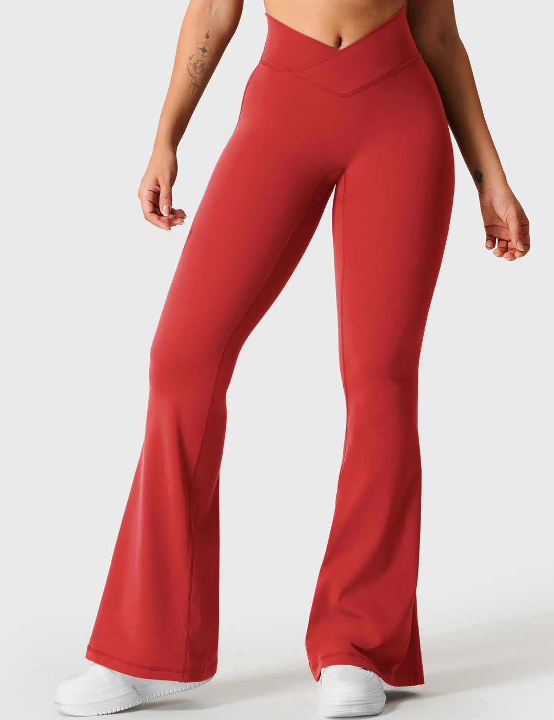 Josiah V-waistband Kalie Flare Seamless Leggings Black