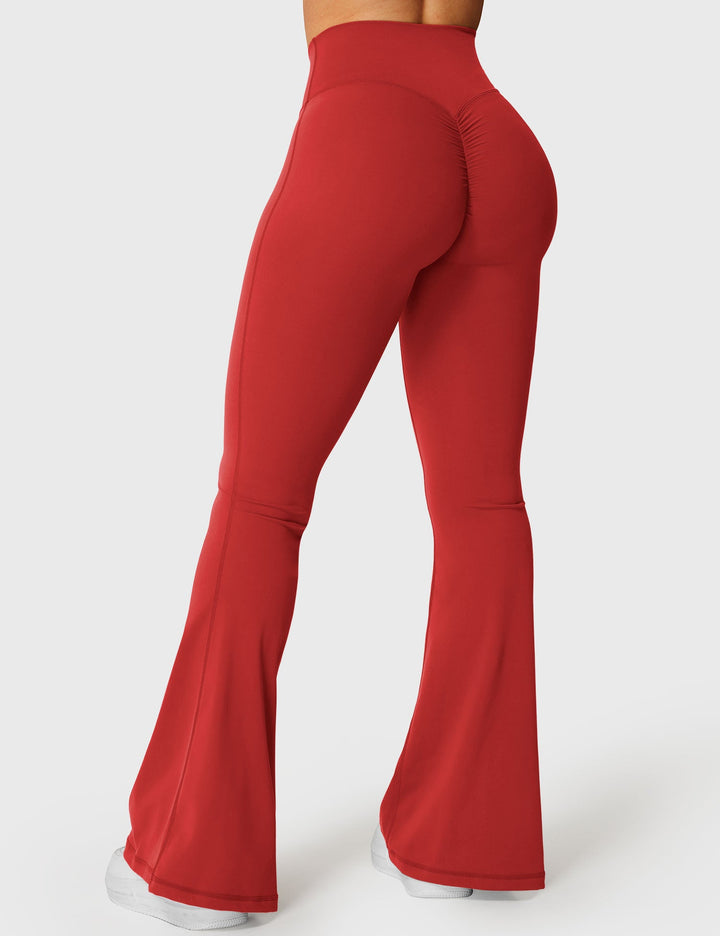 Josiah V-waistband Kalie Flare Seamless Leggings Black