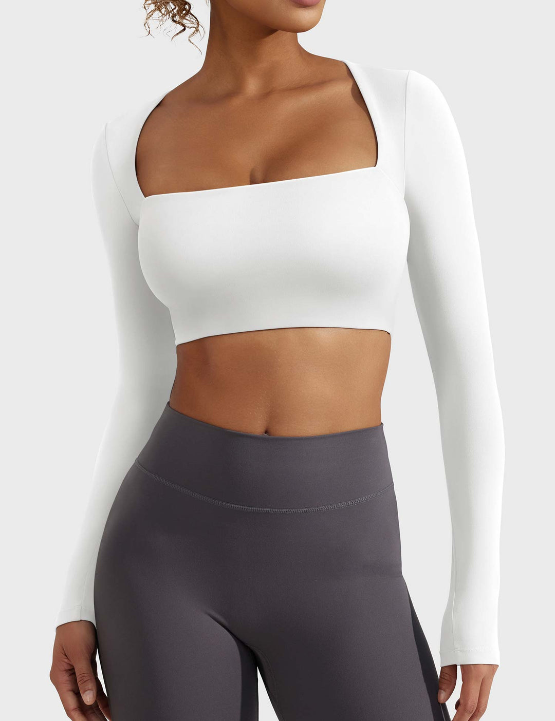 Emma Lane Long Sleeves Top White