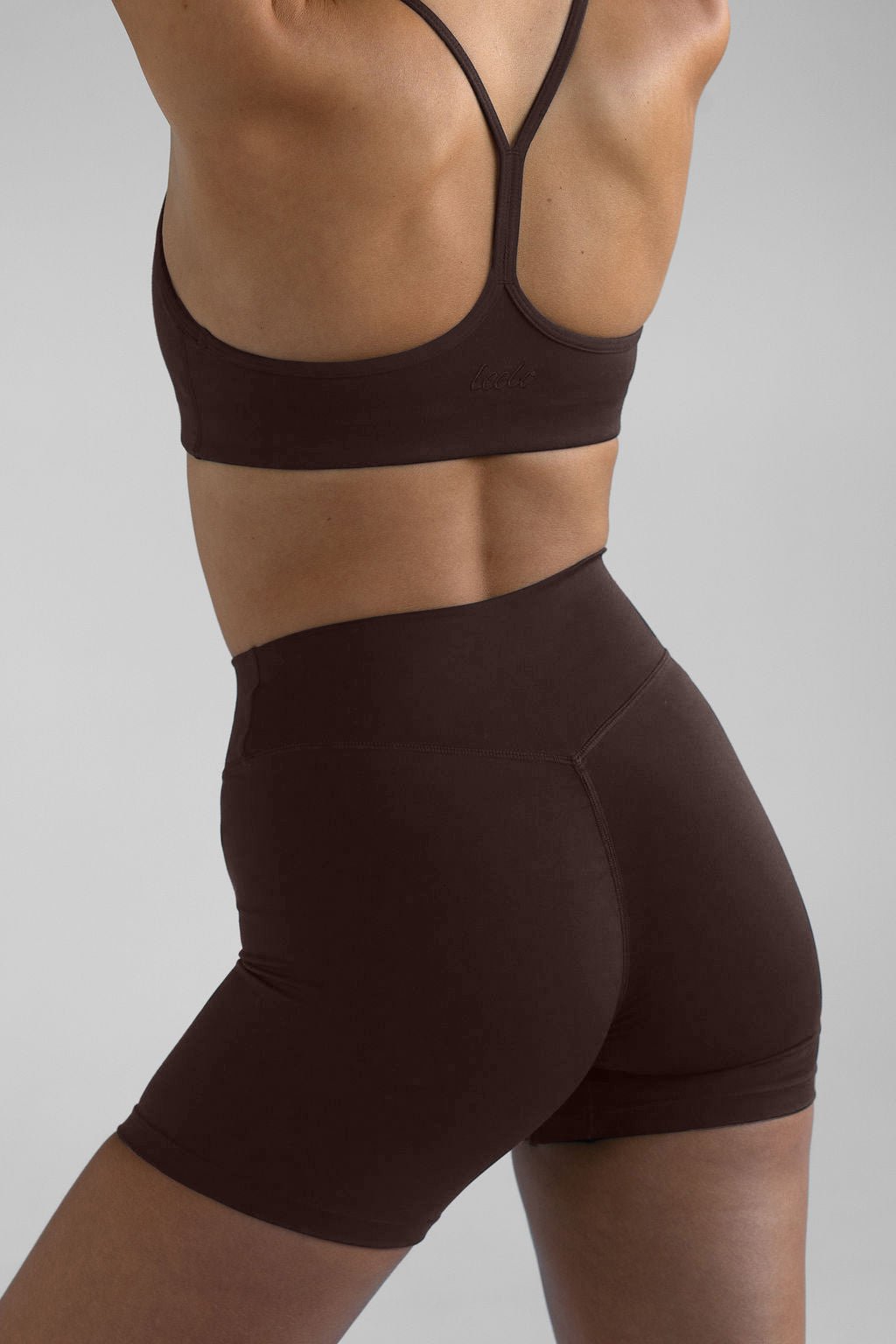 Nova Bike Shorts in Brown