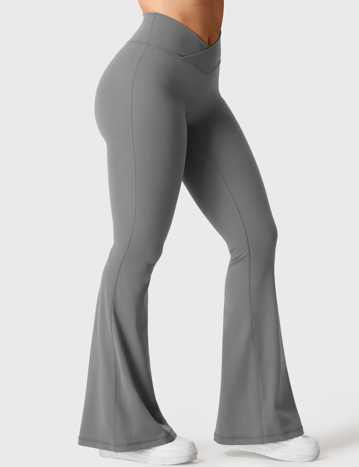 Josiah V-waistband Kalie Flare Seamless Leggings Black