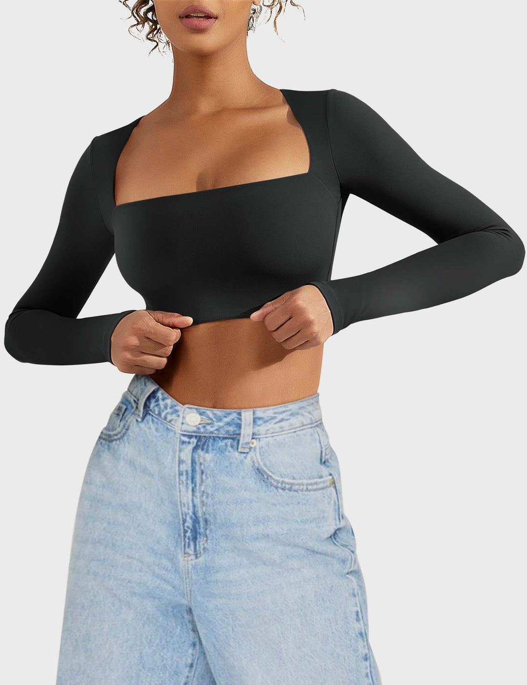 Emma Lane Long Sleeves Top White