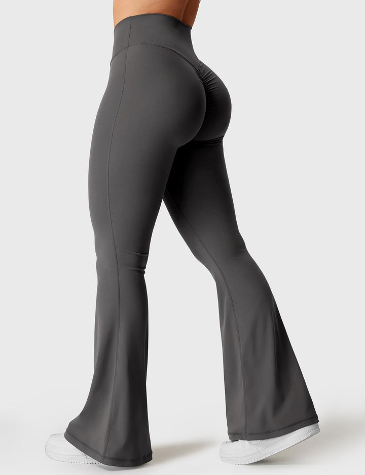 Josiah V-waistband Kalie Flare Seamless Leggings Black