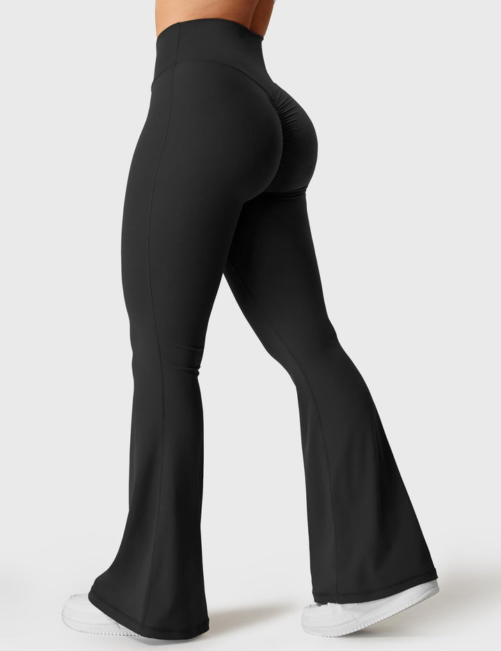 Josiah V-waistband Kalie Flare Seamless Leggings Black