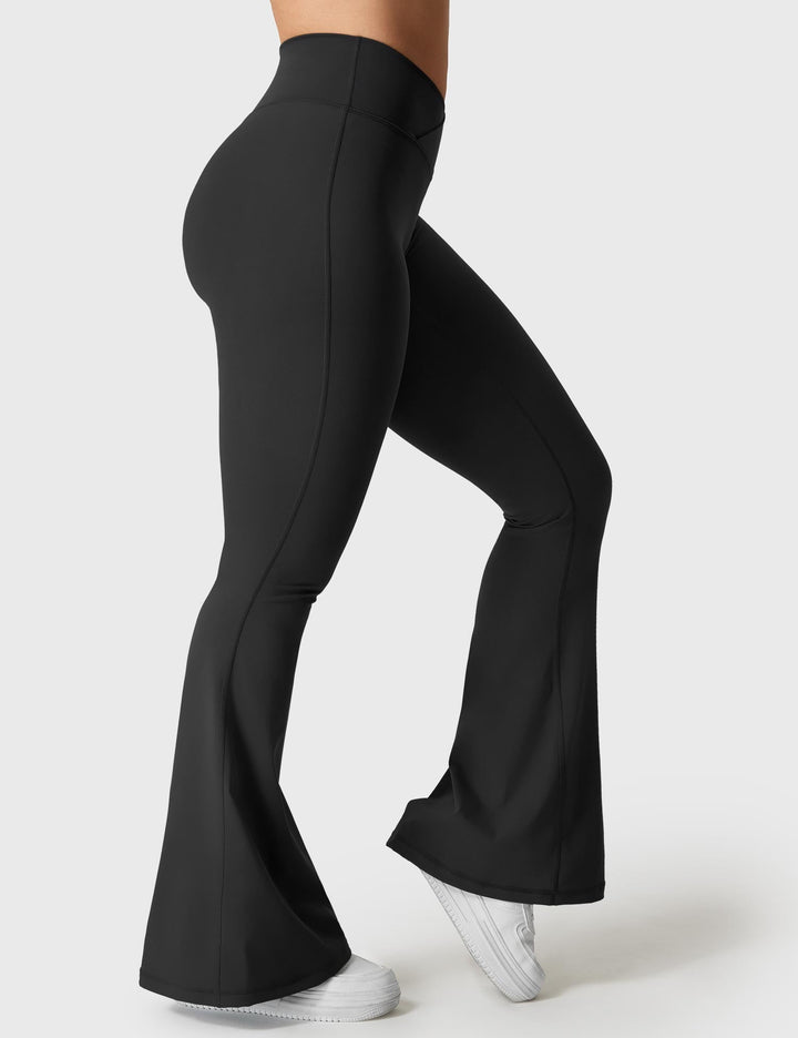 Josiah V-waistband Kalie Flare Seamless Leggings Black