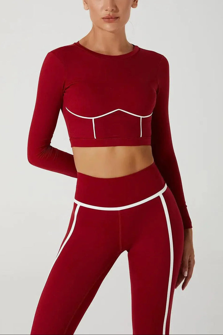 Quinn Long Sleeve Top in Black