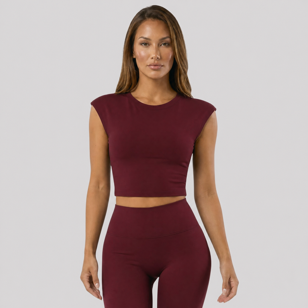Zen Twist Tank Top in Black