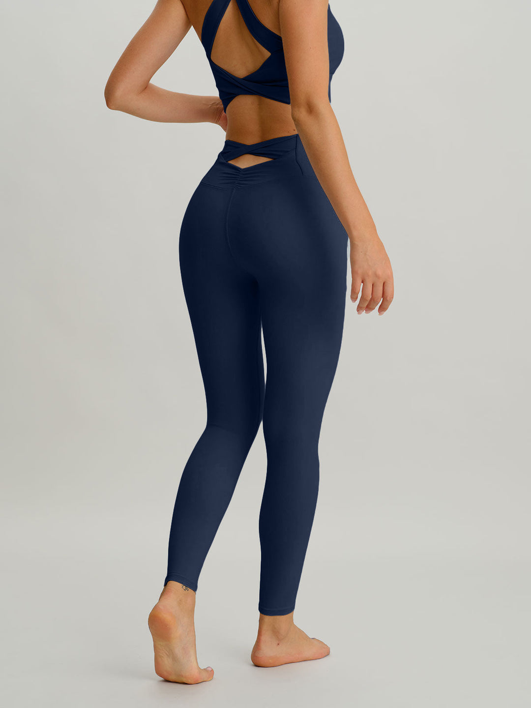 Aero Flex Crossback Co-ord Set in Skyblue