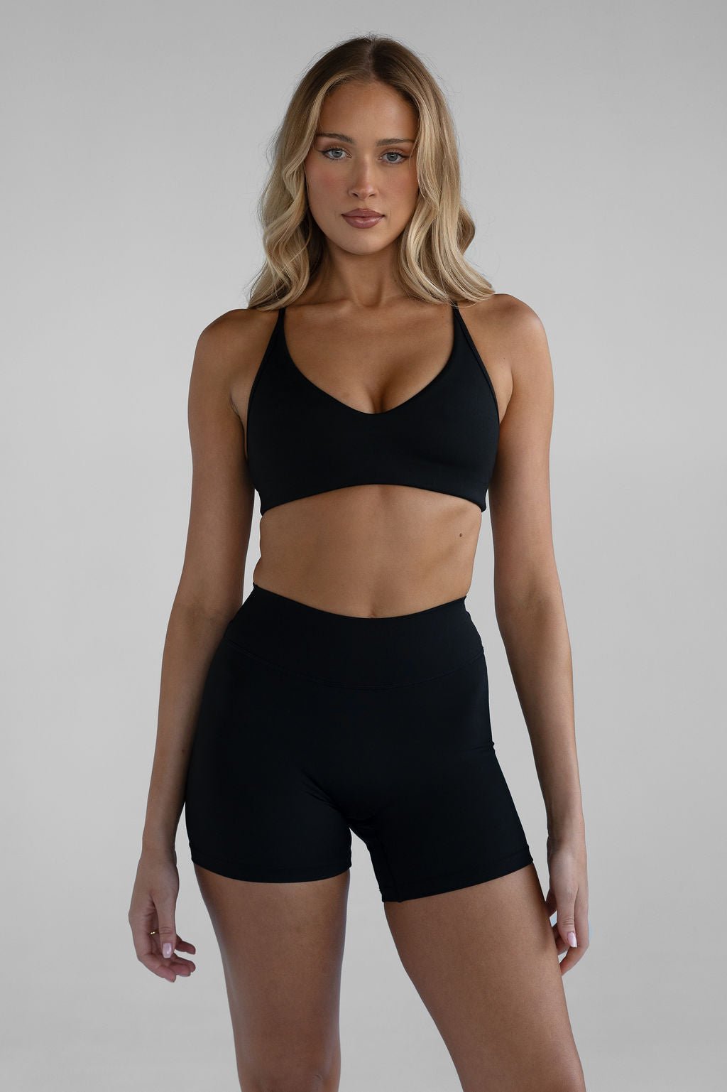 Nova Crop Top in Black