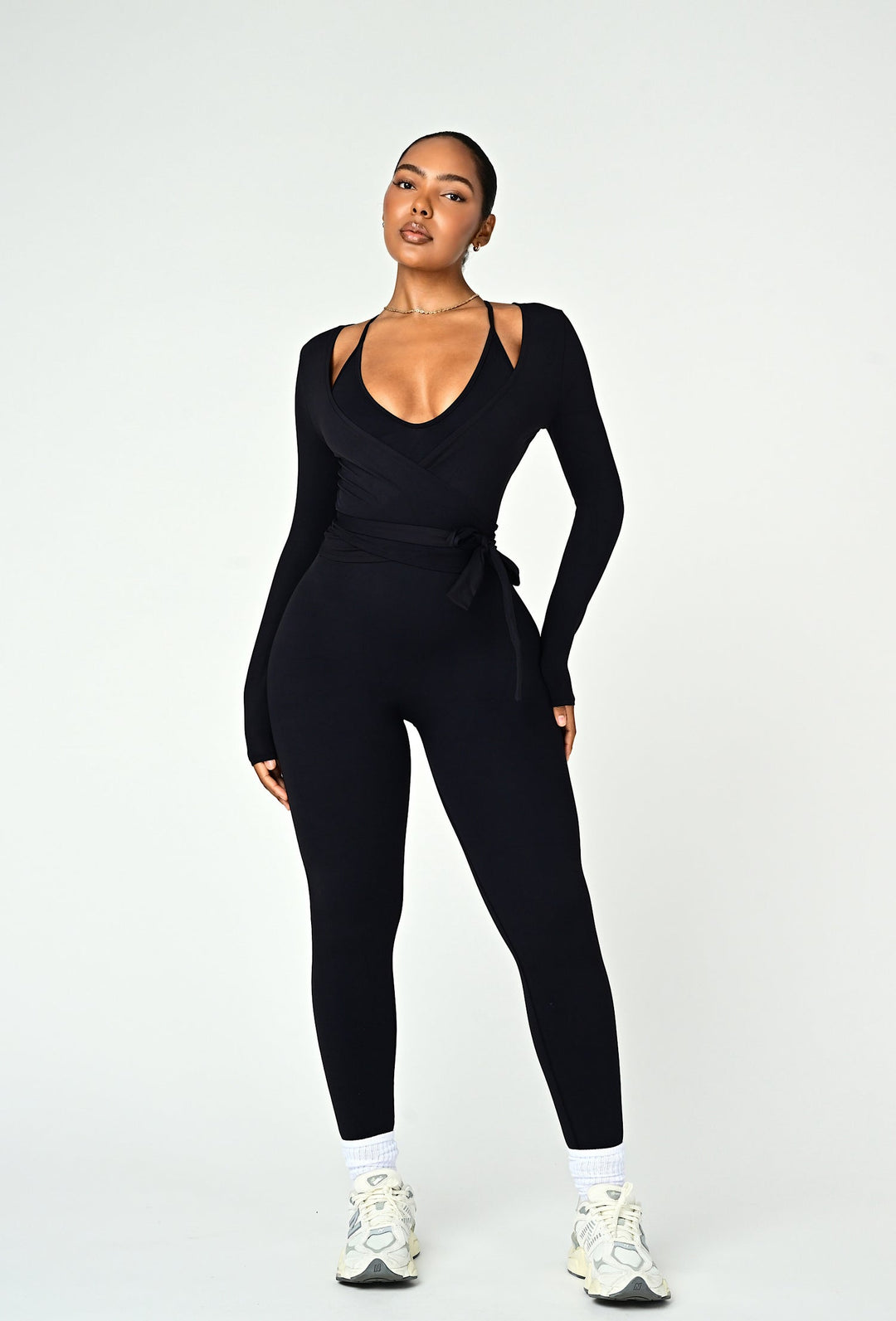 Olympia Wrap Top in Wine