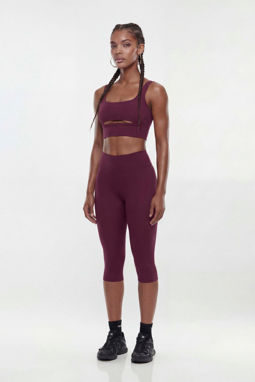 Velocity High-Rise Capri Leggings