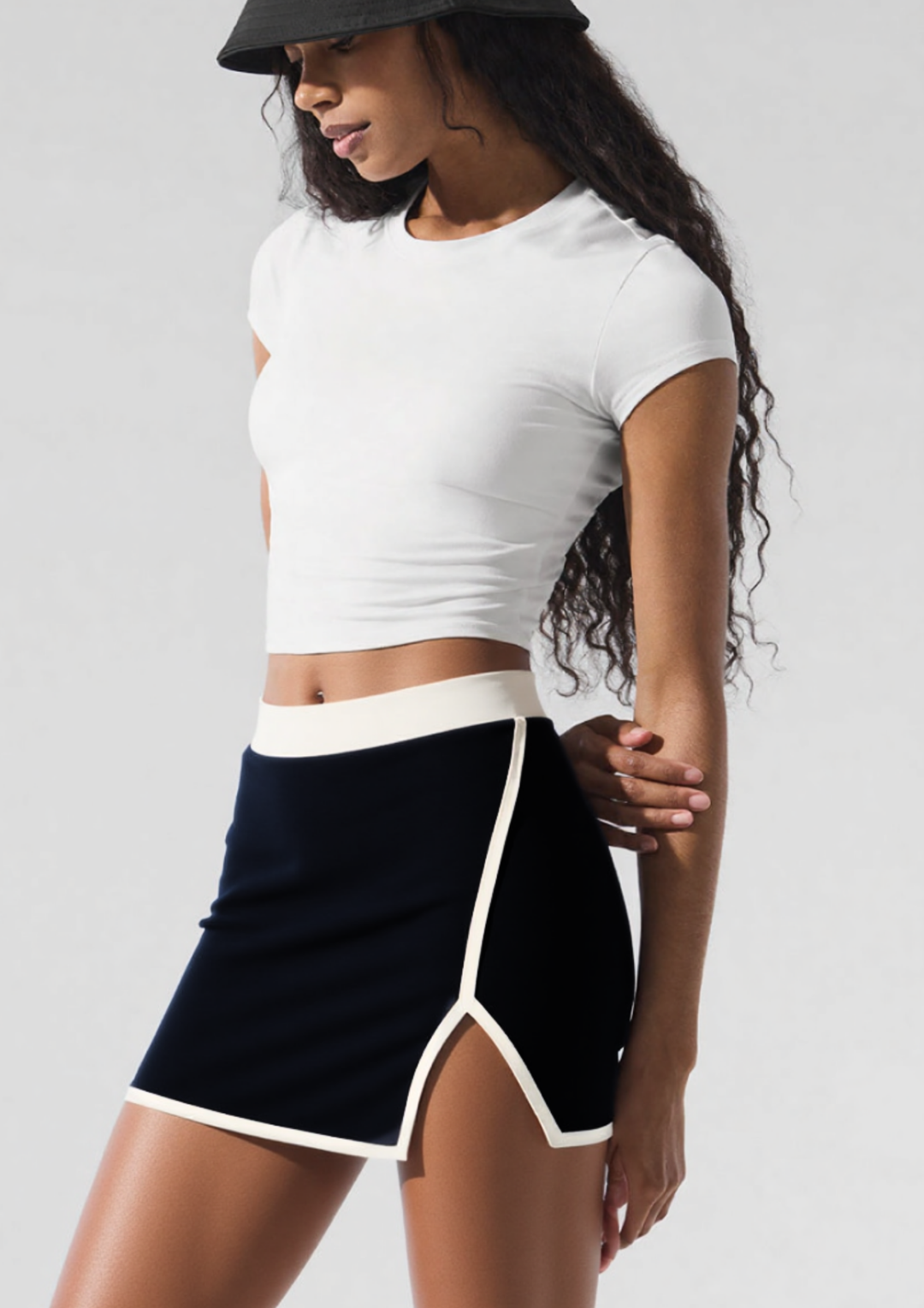 Alisa Mini Skort Black