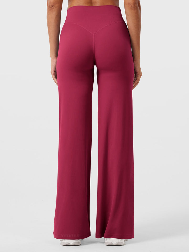 Dalyen Straight Seamless Leggings Maroon