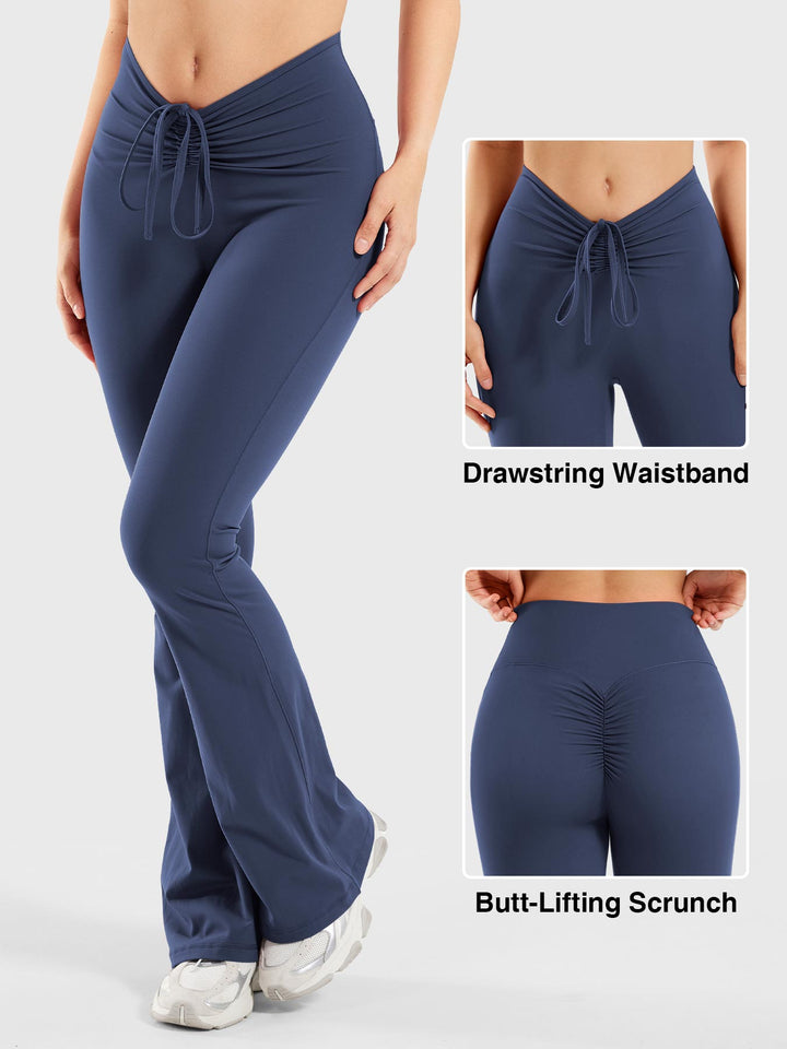 Althea Flare Legging in Navy