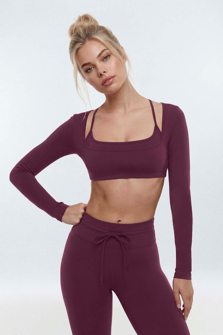 Illusion Layered Crop Top