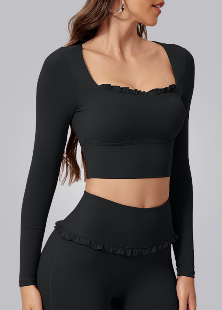 Pure Lift Ruffles full sleeve Top
