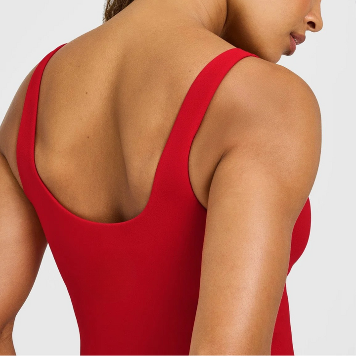 Vanessa Scoop Neck Vest in Blue