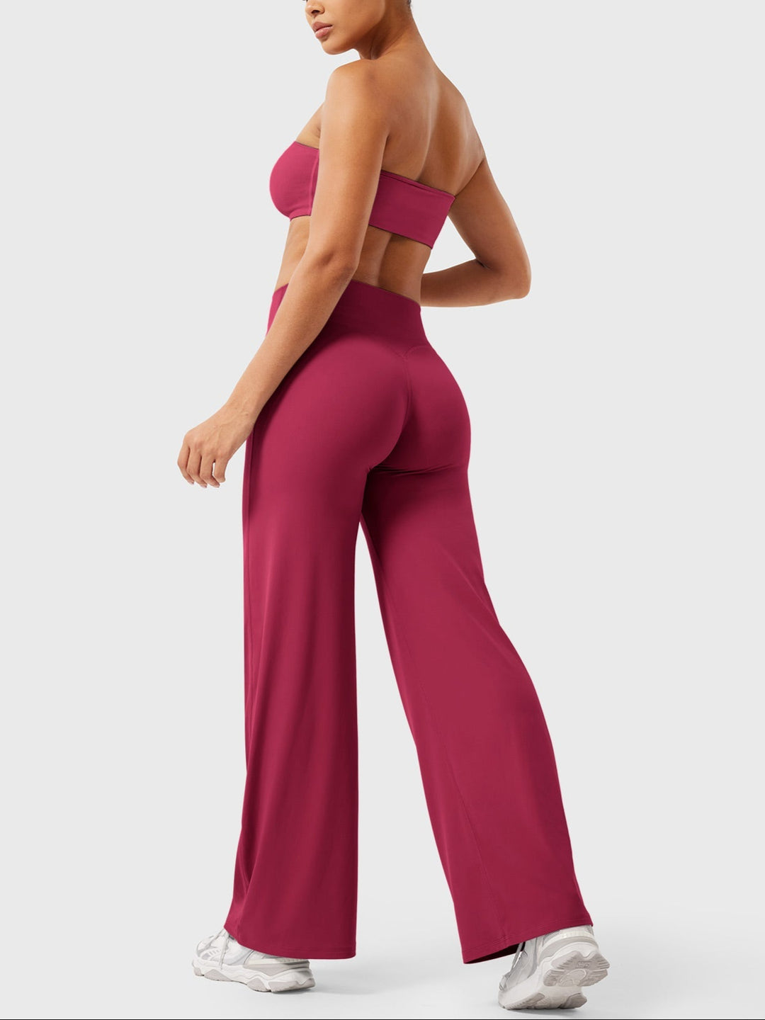 Dalyen Straight Seamless Leggings Maroon