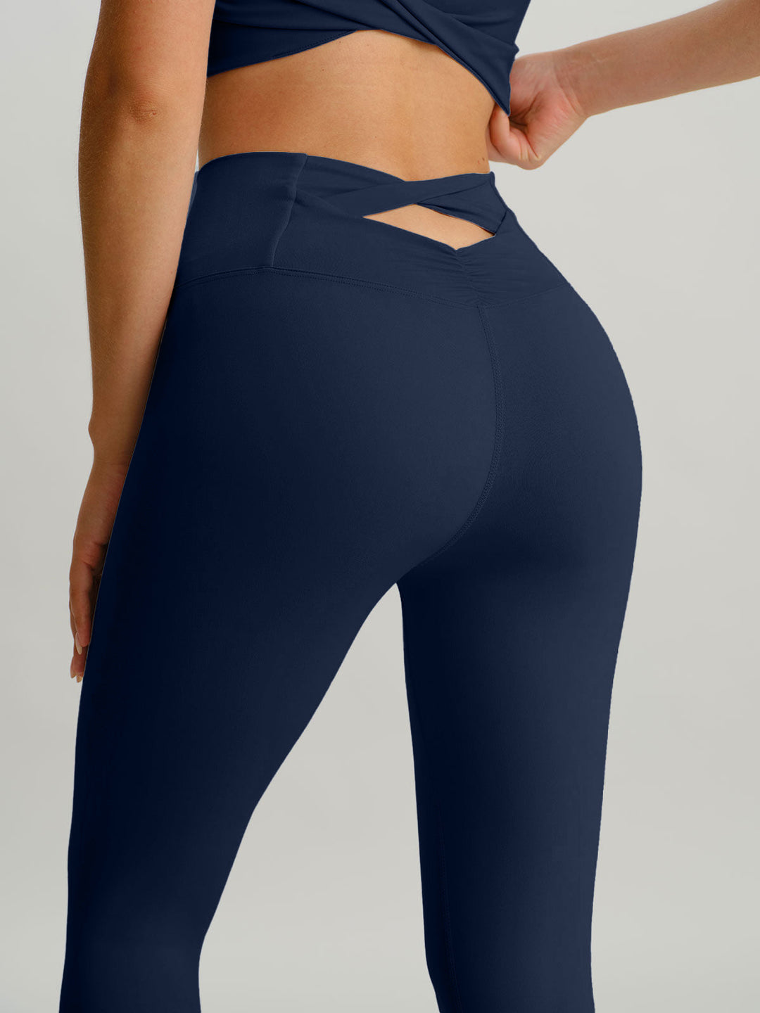 Aero Flex Crossback Co-ord Set in Skyblue