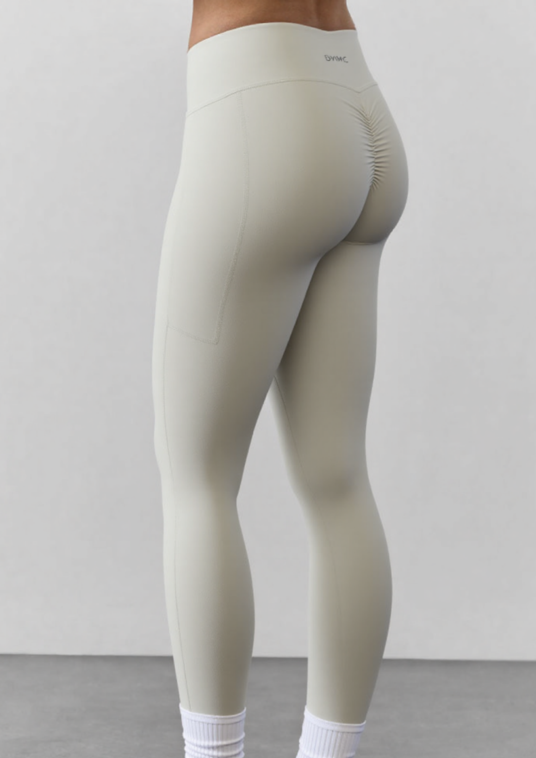 Aliya High Waist Wrap Over Leggings Black