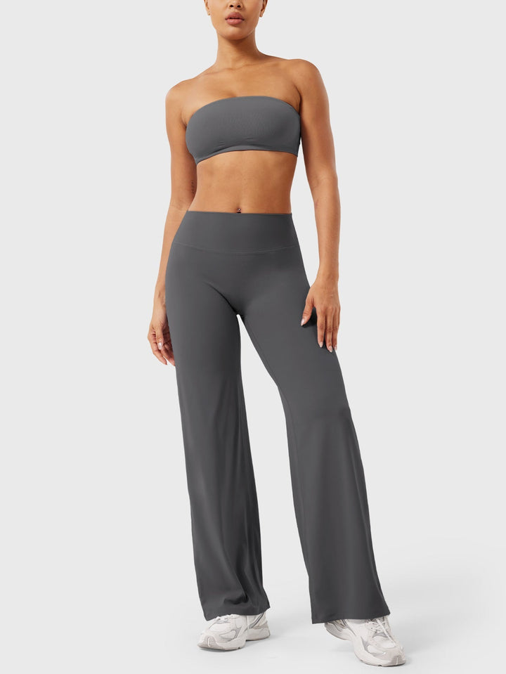 Dalyen Straight Seamless Leggings Maroon