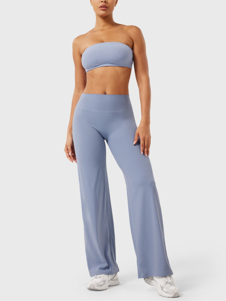 Dalyen Straight Seamless Leggings Maroon