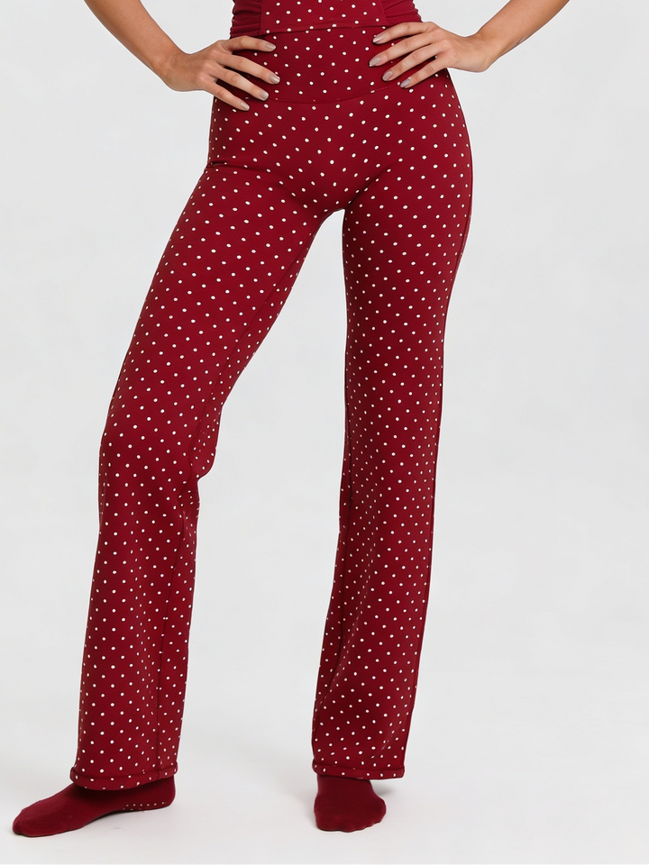 Darling Dot flared Pant White