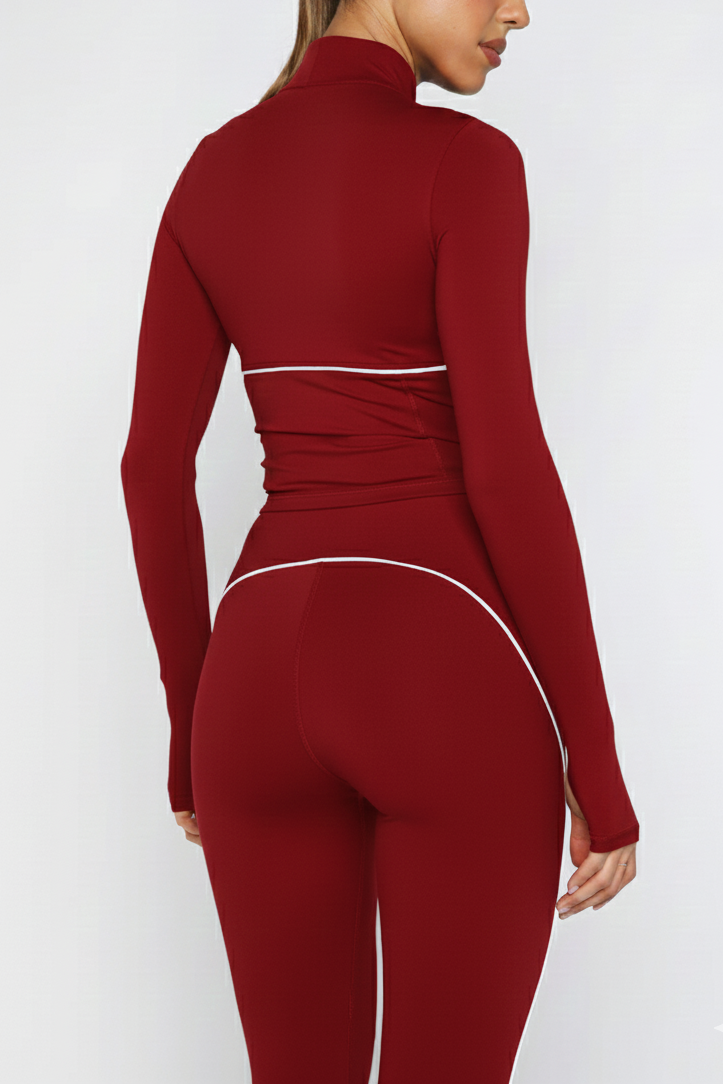 Parker Jacket in Maroon