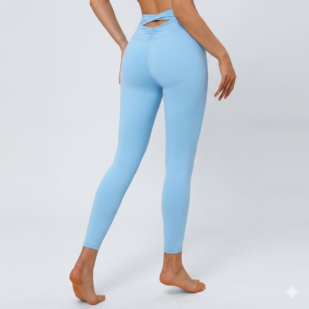 Aero Flex Crossback Co-ord Set in Skyblue