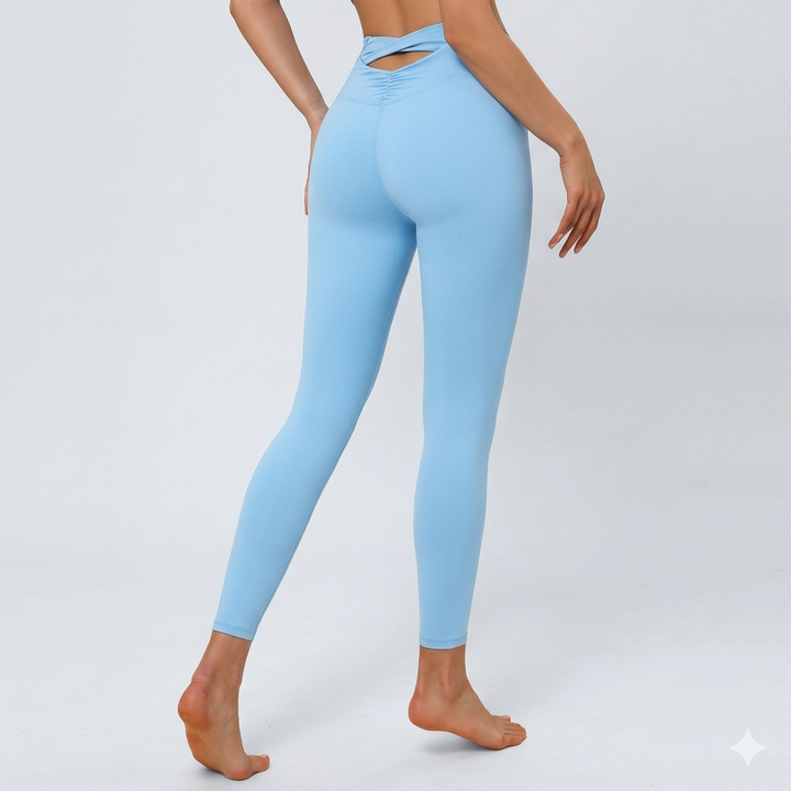 Aero Flex Crossback Co-ord Set in Skyblue