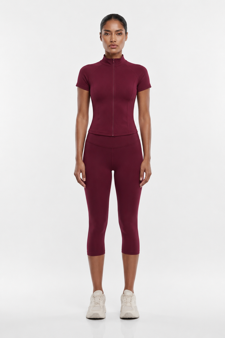 Elysian Short-Sleeve Zip Jacket