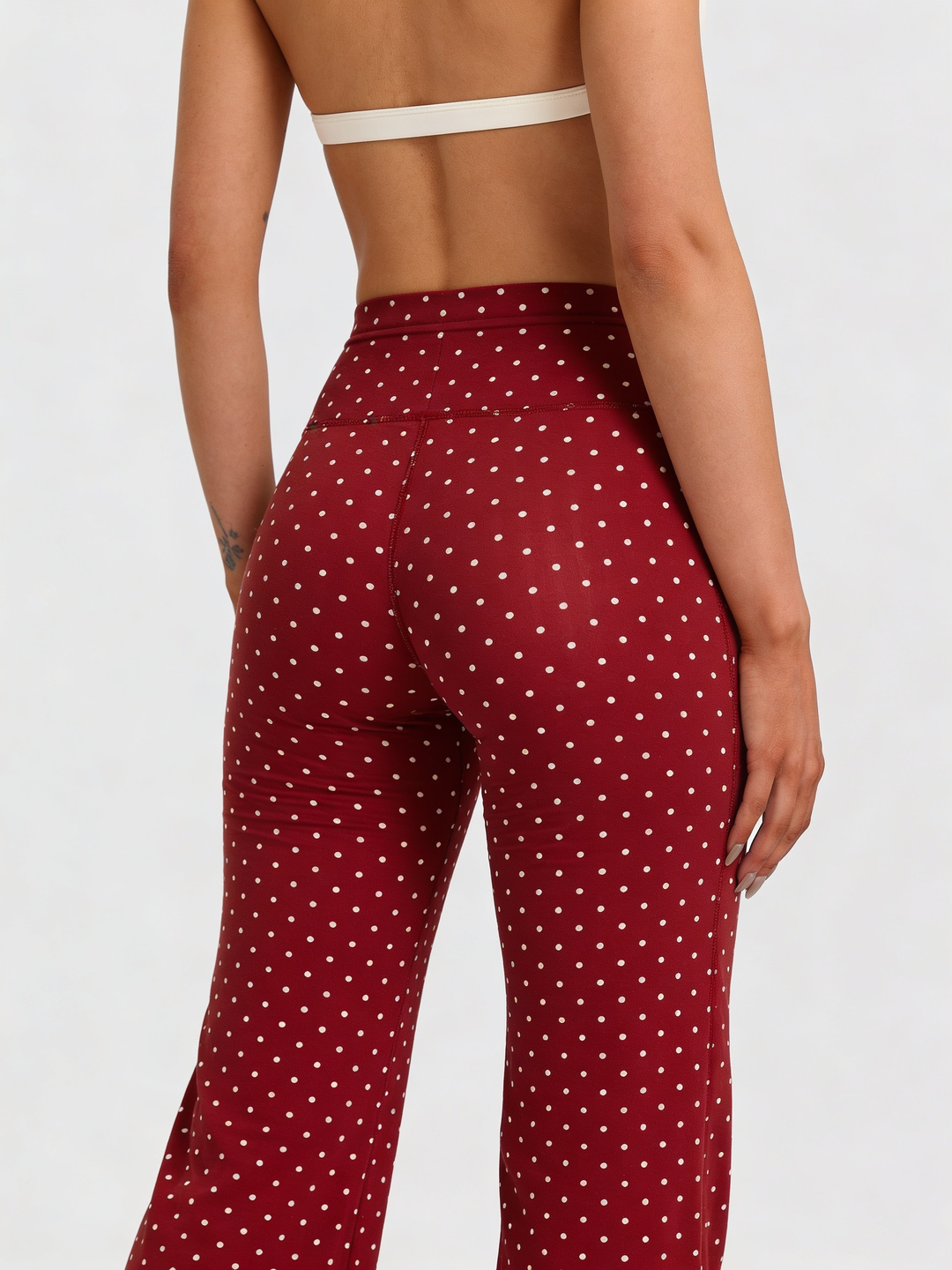 Darling Dot flared Pant White