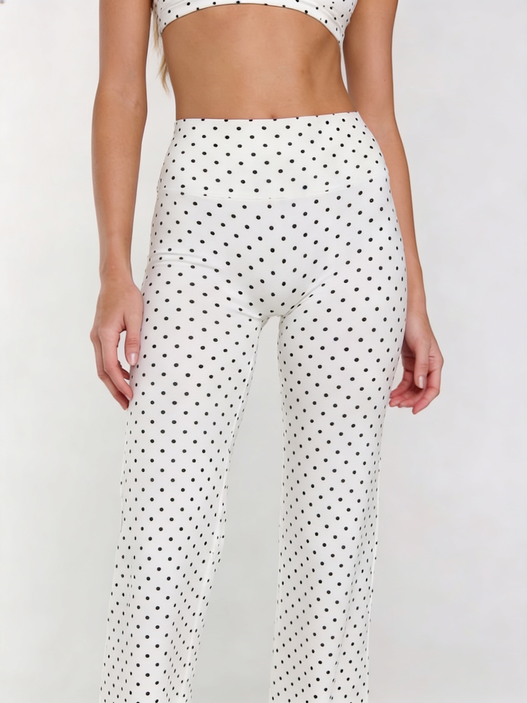 Darling Dot flared Pant White