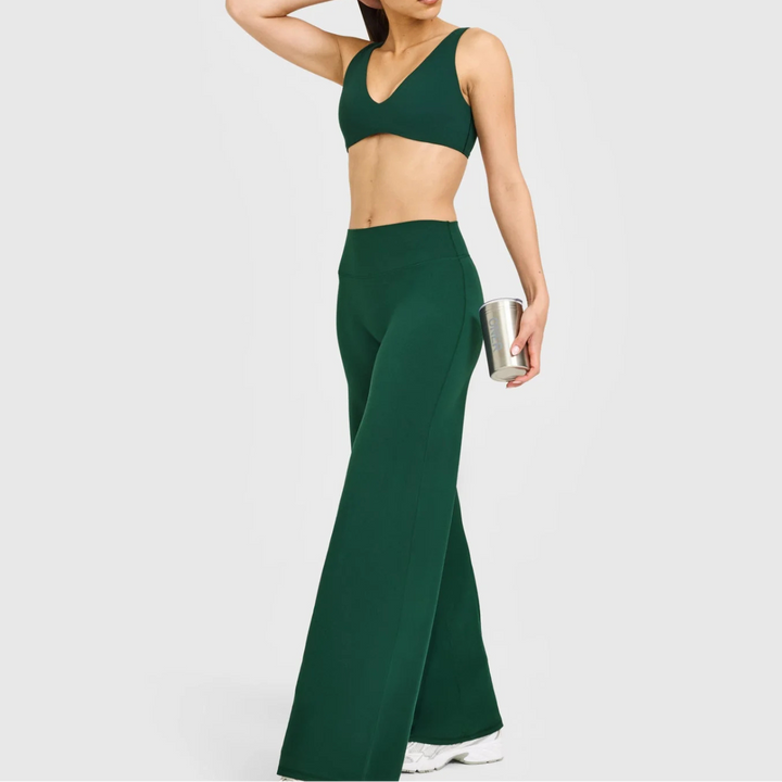 Dalyen Straight Seamless Leggings Red