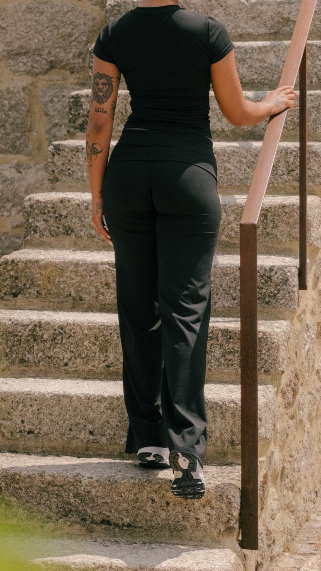 Remi Fold Over Flared Legging