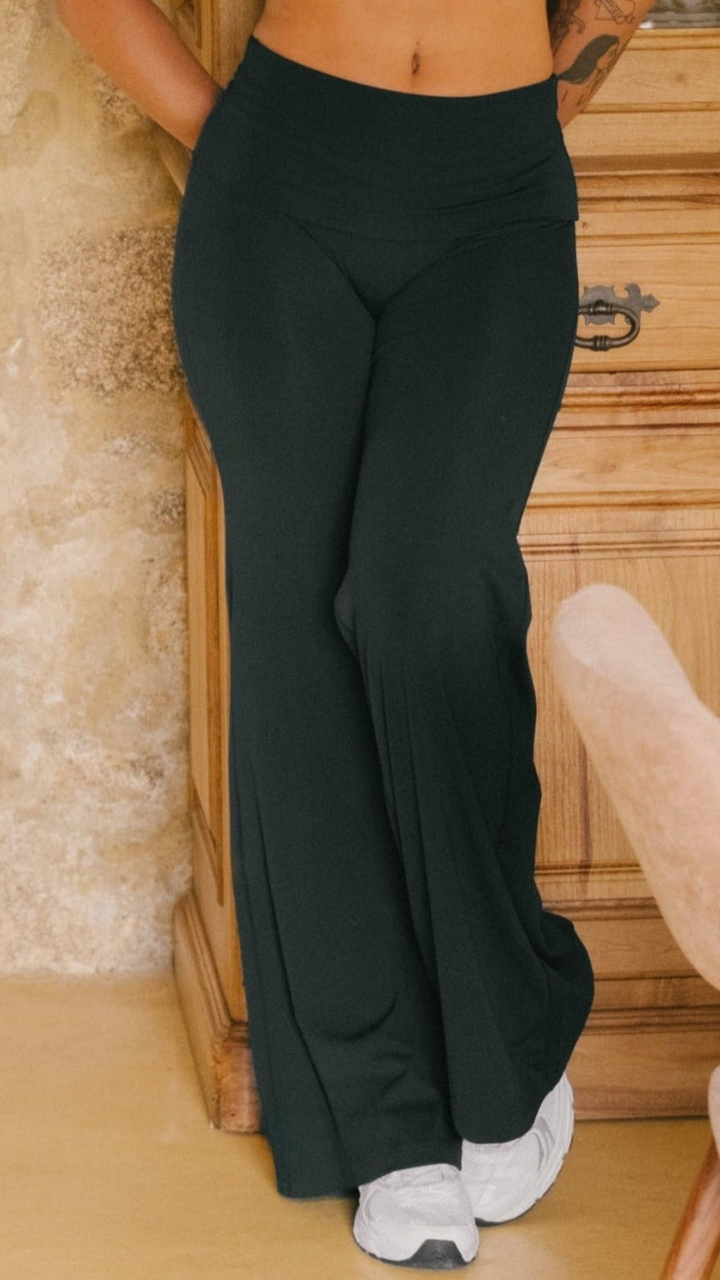 Remi Fold Over Flared Legging