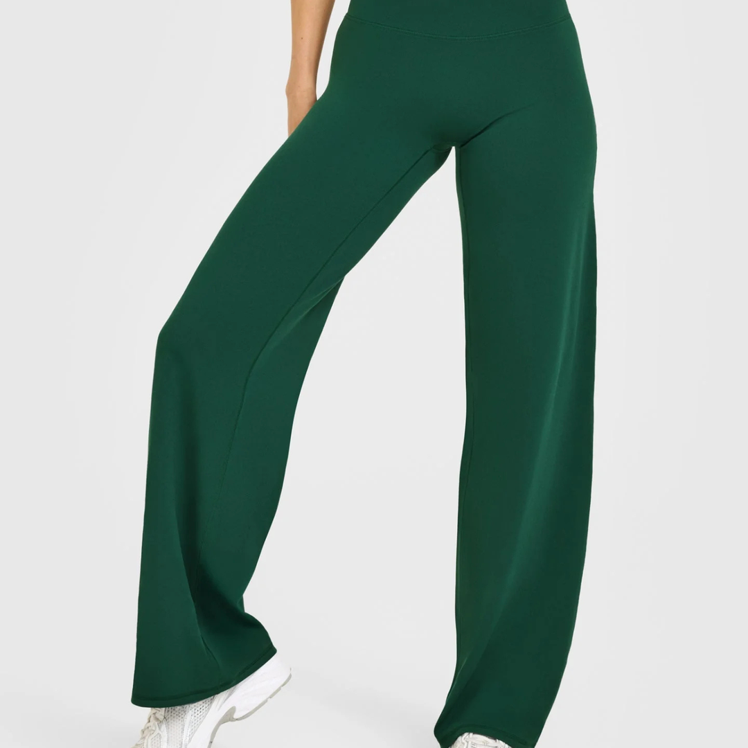 Dalyen Straight Seamless Leggings Red